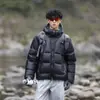 Ootd Chaqueta de plumón con capucha repelente al agua para exteriores para hombre y mujer Invierno 2025 Nueva de Color Contrastante Cálida Chaqueta Antiderrames