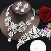2015 collar de moda traje de novia joyería tres piezas aleación traje de novia joyería traje