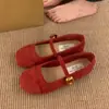 Zapatos Planos Mary Jane Retro 2026 Primavera y Otoño Nuevos Estilo Hada Francesa Nicho Estilo Ballet Punta Redonda Poco Profundos para Mujer