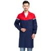Roupas de trabalho compridas, casaco grande, estampa, macacão de armazém com combinação de cores, casaco azul, capa de transporte, roupas, faixa refletora, casaco de proteção para o trabalho