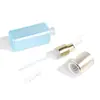 Set de Cosméticos Botella Cuadrada Botella de Loción Aislante Botella de Presión Lista para Usar 150ml Botella de Vidrio para Agua de Esencia 30g Crema