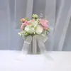 163 Novia Sosteniendo Flores en la Mano, Propuesta de Matrimonio Coreana, Certificado de Matrimonio, Ramo Simulad, Guía de Fotografía de Bodas Estilo Bosque