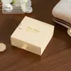 Caja de cajón dorada al por mayor del fabricante caja de almacenamiento de joyería caja de embalaje para colgante anillo caja de embalaje para pulsera collar