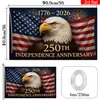 Bandeira Comemorativa Personalizada Transfronteiriça Americana Mais Vendida do 250º Aniversário dos Estados Unidos 1776-2026 Declaração de Independência