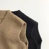 Outro Colete Tricot V-Neck Estilo Coreano Retrô Novo Suéter Tricot para Meninos e Meninas, Colete Tricot Estilo Infantil