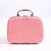 Estuche de Cosméticos Estilo Coreano con Patrón de Piedra para Mujer, Bolso de Cosméticos Portátil Cuadrado con Cremallera, Caja de Almacenamiento de Cosméticos Venta de Fábrica