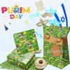 Papel de Copia Verde Purim Wx254 17g Dulces de Regalo Papel de Envoltura a Prueba de Humedad Decorativo Payaso Papel de Pera