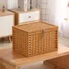 Caixa de Armazenamento com Trava, Caixa de Armazenamento Antifurto com Tampa, Armário de Lanches Trancável para Dormitório, Caixa de Armazenamento com Trava de Senha