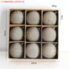 Decoração de Natal de Novo Produto Transfronteiriça Bola de Natal Aveludada de 8cm Decoração de Árvore de Natal Enfeite Pendurado Decoração de Feriado de Alto Padrão Enfeite Pendurado