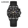 Reloj de cuarzo para hombre marca Longbo, reloj casual simple para parejas, reloj impermeable para hombre