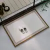 Novo tapete de chão semicircular com padrão floral e de pássaros estilo chinês para hall de entrada, antiderrapante, absorvente de água, fácil de limpar, resistente à sujeira, personalizável