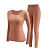 Bosein Roupas Térmicas Íntimas Femininas Autoaquecimento Temperatura Constante Beleza da Pele Roupa Ultra-Fina Alta Elasticidade Roupa Base Muscular Conjunto de Roupas Roupas de Outono e Calças Longas