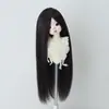 Peruca para Boneca BJD 346 Folha Luo Li Acessórios de Cabelo para Vestir Boneca Franja Longa Cabelo Longo Liso Múltiplas Cores Disponíveis