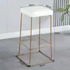 Taburete Cuadrado de Esponja con Estructura de Acero Engrosado para Uso en el Hogar, Taburete Sencillo y Elegante para Mesa de Comedor, Taburete Alto Apilable para Adultos, Oferta Especial
