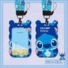 Funda para tarjeta de ola de dibujos animados, puntada ins, funda para tarjeta de acceso de autobús/metro, con cordón largo, halter, certificado de jardín de infancia