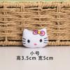 Broche de Pelúcia de Desenho Animado do Gato Kt Acessórios Chapéu Infantil Material DIY Grampo de Cabelo de Menina Acessórios de Decoração de Bolsa Joias