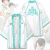 Anime adolescente quimono capa casaco 3D impressão digital casual CarDigan roupa masculina atacado