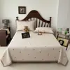 Nueva Colcha de Modal Tencel de Doble Cara Juego de Tres Piezas Verano Enfriamiento Hoja de Fibra de Lyocell Sábana para Cama Tatami