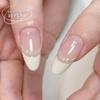 Uñas Portátiles con un Toque de Alta Gama, Cadena de Cuentas de Mariposa, Pegatinas de Uñas Hechas a Mano, Uñas Postizas Dulces y Elegantes para Niños en el Año Nuevo