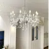 Lustre estilo francês para sala de estar, luminária de cristal estilo europeu para sala de jantar, iluminação vintage, luminárias Zhongshan, luminária de vela, luminária de quarto estilo creme