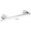 Juego de toallero de acero inoxidable para baño transfronterizo, juego de accesorios de ferretería para baño, juego completo de barra para toallas de baño