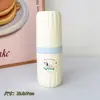 Lindo Set de Tazas para Artículos de Tocador de Viaje, Taza para Enjuague Bucal, Modelo Nuevo para Uso en Casa, Niños, Estudiantes, Estilo Pareja, Taza Portátil para Cepillo de Dientes