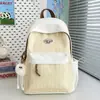 Mochila Estudiantil Estilo Coreano 2026, Fresca y Elegante, Bolso Casual de Doble Hombro con Gran Capacidad para Estudiantes de Secundaria