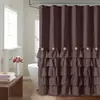 Cortina de Ducha de Encaje Lolita de Amazon Hecha a Medida Baño Estilo Americano Empalme Cortina Divisoria de Baño Cortina de Ventana Artesanal Venta al por Mayor