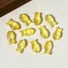 Cuentas de vidrio para peces con degradado bicolor y agujeros verticales, accesorios para joyería DIY para pulseras, collares y pendientes