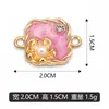 Colgante de flor de perla que gotea aceite para collar o pulsera DIY, accesorio de joyería, directo del fabricante, disponible para pedidos mixtos y ventas transfronterizas