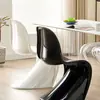 Silla Dong Chair Estilo Forma Irregular de Moda Silla de Comedor Creativa Silla Acrílica Hogar Moderno Simple Respaldo Taburete de Maquillaje Diseño