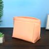 Bolsa de fieltro para guardar cosméticos, organizador de viaje, portátil, para mujer