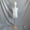 Adereços de Modelo Infantil, Manequim de Meio Corpo Coberto com Tecido, Alfinetável, para Exibição em Loja de Roupas Infantis, Manequim de Corte de Vestuário, Espuma