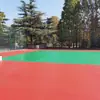 Cancha de baloncesto material de suelo de silicona PU superficie elástica de silicona PU para exteriores renovación tenis bádminton construcción de estadios de silicona PU