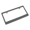 Novo Modelo de Comércio Exterior, Placa de Licença de Plástico Branco Padrão Americano com Padrão de Carbono, com Parte Superior Estreita e Parte Inferior Larga
