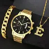 Joyería Europea y Americana Chapada en Oro de Alta Gama Set de Collar Colgante Pulsera Collar 26 Letras Listo para la Venta