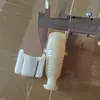 Barra Telescópica para Cortina de Ducha Accesorios Barra para Tender Ropa Base de Barra Base Grande Ajuste Fino Bloqueo Interno Almohadilla para Pie Cabezal de Barra Almohadilla de Goma Antideslizante de Doble Extremo