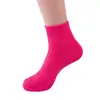 Calcetines de Dormir Gruesos de Color Sólido de Felpa para Mujer, Calcetines de Terciopelo de Coral de Media Pantorrilla para el Hogar