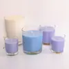 Porta-velas transparente de 200ml vela emocional copo vazio simples aromaterapia Castiçal de vidro para hotel Copo de vela