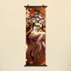 Jogo Original Deus Gan Yu Personagem Ensolarado Esculpido Eixo Pendurado Pintura Pintura Decorativa Mural Oito Deuses Cartaz da Comic-Con Pendurado Pintura Pendurada