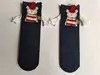 Calcetines de mano transfronterizos personalizados calcetines lindos de color monocromático a juego calcetines de media pantorrilla calcetines para las Cuatro Estaciones algodón Navidad novias calcetines de moda