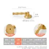 Novo Pingente Estilo Chinês Retrô Maçaneta de Gaveta de Latão Sólido, Puxador de Anel Dourado Antigo de Furo Único para Armário e Porta de Guarda-Roupa