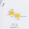Jin Yan não desapareceu por muito tempo. Areia dourada vietnamita com flores de diamante. Pulseira de rosas com pulseira ajustável tecida à mão para mulheres