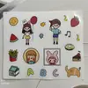 Etiquetas Autoadesivas Personalizadas de Vários Tipos, Etiquetas Transparentes com Personagens de Desenho Animado, Fabricantes Produzem Adesivos Personalizados, Adesivos de Desenho Animado