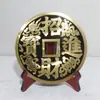 Atacado espelho Bagua de latão grandes ornamentos de cobre dinheiro dos cinco imperadores suprimentos para casa escritório