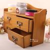 Caja de Almacenamiento para Artículos Varios de Escritorio Retro Tipo Cajón Pequeño Caja de Almacenamiento para Joyería y Diademas de Madera Maciza