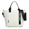 Novo Design À Prova D'água Elegante Bolsa Tote de Lona Bolsa Transversal Simples Versátil Bolsa de Ombro Bolsa para Marmita