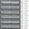 Atacado de fábrica construção corrimão de simulação ABS modelo de corrimão europeu material de modelo de maquete guarda-corpo 1:100