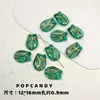 Mambo de Hortelã Vidro Tcheco Vidro Importado Pulseira Colar Brincos Acessórios DIY Feitos à Mão Joias Contas