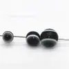 Venta al por mayor 4-12 mm Cuentas de Ojo Transparentes Redondas con Agujero Cuentas de Resina Rayadas Accesorios para Joyería Cuentas Sueltas